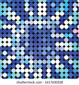 Geometric colorful vector background. Abstract halftone illustration pattern. Vintage texture
