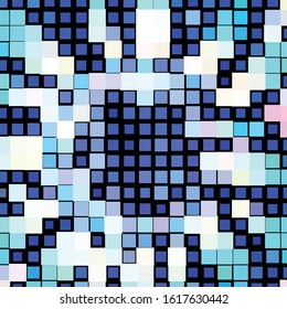 Geometric colorful vector background. Abstract halftone illustration pattern. Vintage texture