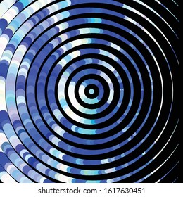 Geometric colorful vector background. Abstract halftone illustration pattern. Vintage texture