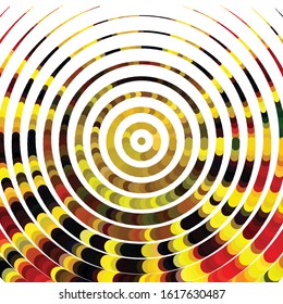 Geometric colorful vector background. Abstract halftone illustration pattern. Vintage texture
