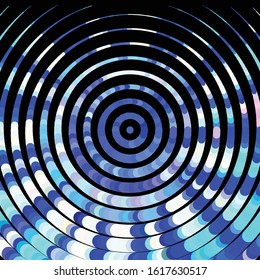 Geometric colorful vector background. Abstract halftone illustration pattern. Vintage texture
