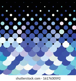 Geometric colorful vector background. Abstract halftone illustration pattern. Vintage texture