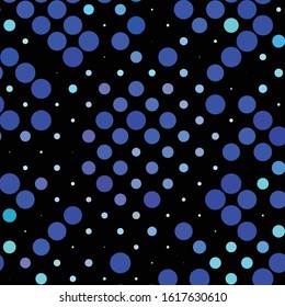 Geometric colorful vector background. Abstract halftone illustration pattern. Vintage texture
