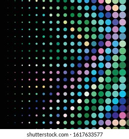 Geometric colorful vector background. Abstract halftone illustration pattern. Vintage texture