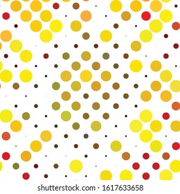 Geometric colorful vector background. Abstract halftone illustration pattern. Vintage texture