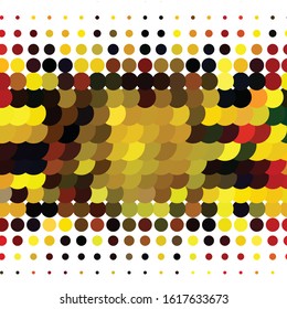 Geometric colorful vector background. Abstract halftone illustration pattern. Vintage texture