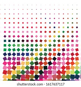 Geometric colorful vector background. Abstract halftone illustration pattern. Vintage texture