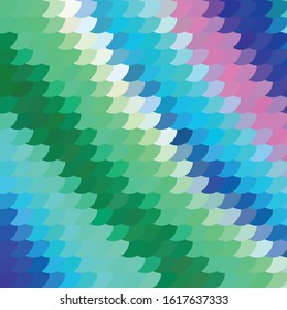 Geometric colorful vector background. Abstract halftone illustration pattern. Vintage texture