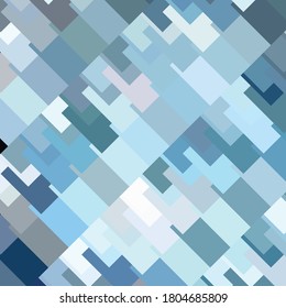 Fondo vectorial geométrico colorido. Resumen del patrón de ilustración de medio tono. Textura vintage