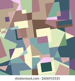 Geometric colorful wallpaper design, textures, textiles. A template for a splash screen, wallpaper, or banner. The idea of interior design and creativity 