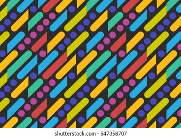 Geometric colorfull pattern background