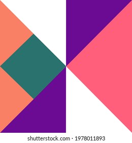 Geometric and colorfully background and fon