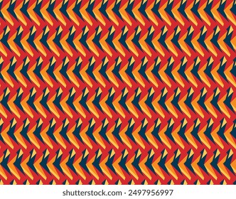 Geometric Coloured Colourful Background Design Vector. Colourful seamless arch pattern design vector. Modernist Wallapaper Vector.