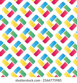 Geometric colourful Abstract Seamless Pattern