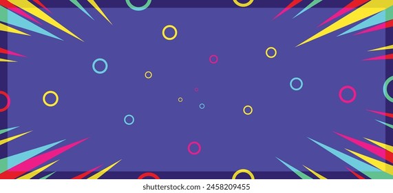 geometric colourful sports background banner poster vector design illustration for social media template design