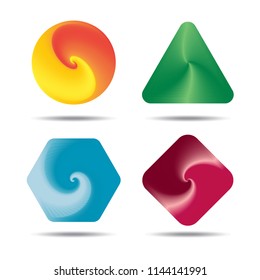  geometric colours shapes