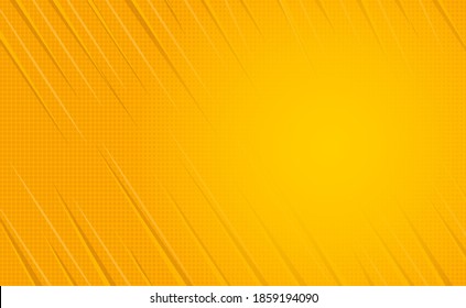 Geometric Comic Zoom Yellow Lines with Empty Background.