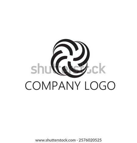 Geometric company abstarct shape vector icon