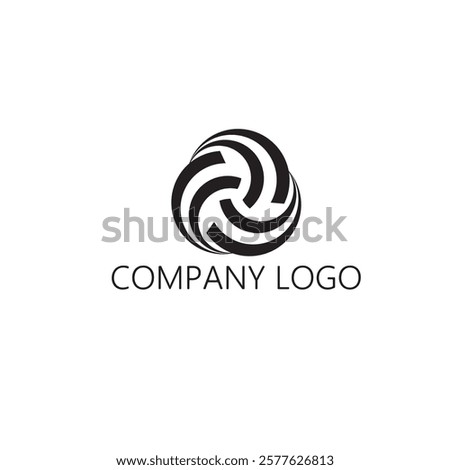 Geometric company abstarct shape vector icon