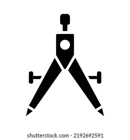Geometric Compass Icon Vector illustration 