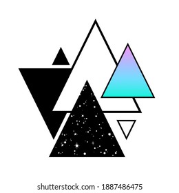 geometric composition of different triangles