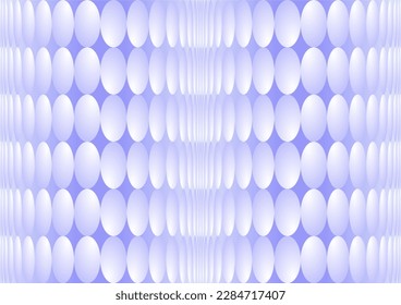 geometric composition in the form of spheres of light purple blue hues