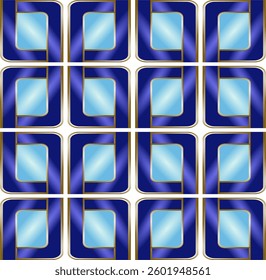geometric composition, lines or planes that form ornaments with blue and brown gold gradient colors as inspiration in applied art design or graphic design