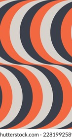 Geometric composition in minimalist colors, background vector in orange and blue, editable, funny compositions. Curves, circular and rectangles mixed.