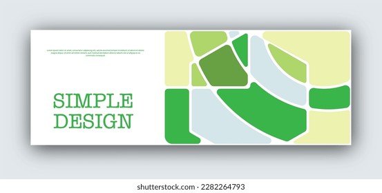 Geometric composition. Template for the design of title pages, covers, books, brochures, leaflets, posters, booklets. Layout of the interior and decoration ideas. Simple style