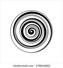 Forma concêntrica geométrica Linha Arte Desenho Vetor Arte Ilustração