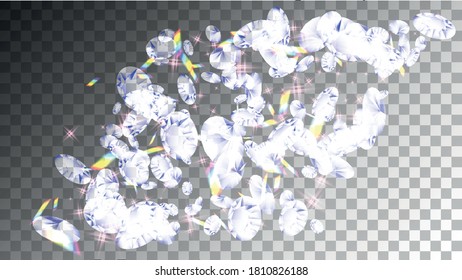 Geometric Concept. Glamour Christmas Concept. Geometric Vector Background. Rainbow Image. Blue Geometric Concept. Light Falling Design. Wedding Black Backdrop.