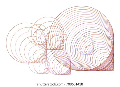 Geometric Conceptual background circles, bubbles, sphere or ellipses pattern for design. Vector illustration graphic.