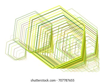 Geometric Conceptual background hexagon pattern for design. Vector illustration graphic.