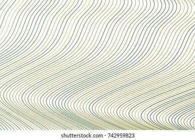 Geometric Conceptual background line, curve & wave pattern for design. Vector illustration graphic.
