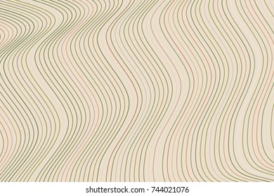 Geometric Conceptual background line, curve & wave pattern for design. Vector illustration graphic.