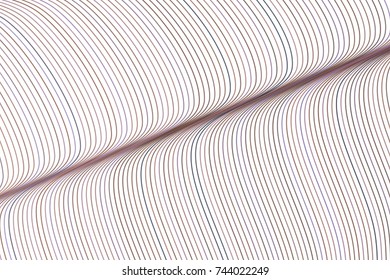 Geometric Conceptual background line, curve & wave pattern for design. Vector illustration graphic.