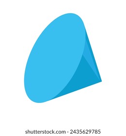 geometric cone icon vector illustration design