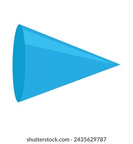 geometric cone icon vector illustration design