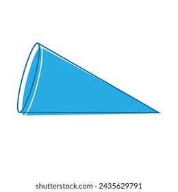 geometric cone icon vector illustration design