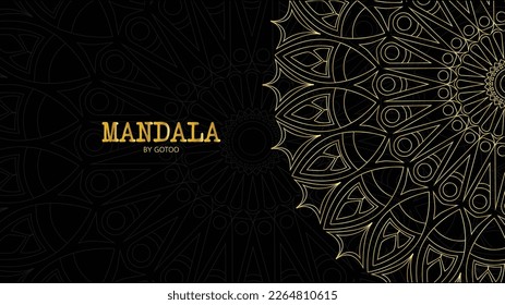 geometric configuration of symbols. In various spiritual traditions, mandalas may be employed for focusing attention of practitioners. Can use Luxury Brand. Special graphic