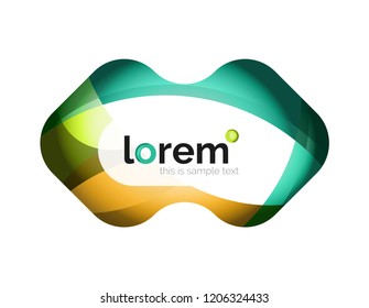 Vorlage für geometrische Konvergenz-Vektorsymbol