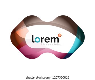 Vorlage für geometrische Konvergenz-Vektorsymbol