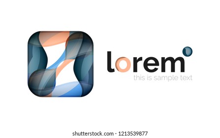 Vorlage für geometrische Konvergenz-Vektorsymbol