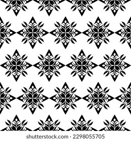 geometric cool abstract floral pattern