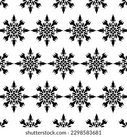 geometric cool abstract floral pattern
