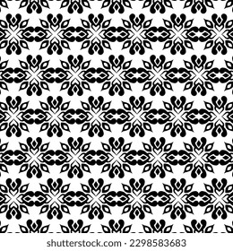 geometric cool abstract floral pattern