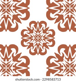 geometric cool abstract floral pattern