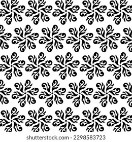 geometric cool abstract floral pattern