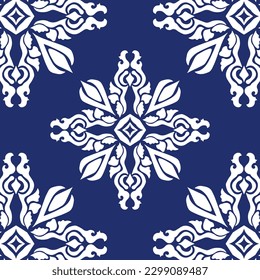 geometric cool abstract floral pattern