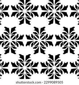 geometric cool abstract floral pattern